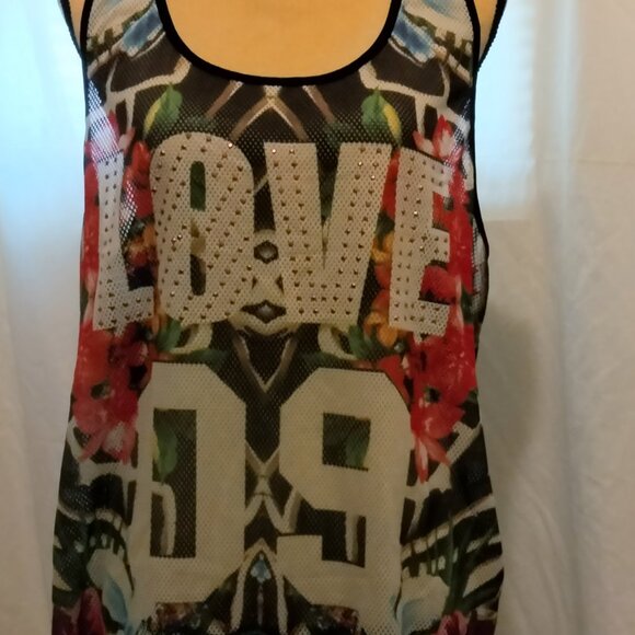 Mesh sleeveless Tee - Picture 3 of 7